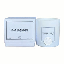 Load image into Gallery viewer, Basiluzzo - 9 oz candle (sweet citrus, fresh basil)
