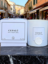 Load image into Gallery viewer, Cefalu - 9 oz candle (tobacco, bergamot, ylang)

