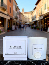 Load image into Gallery viewer, Filicudi - 9 oz candle (rosemary, blonde woods, bergamot)

