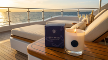 Load image into Gallery viewer, SUN DECK - Yacht Life 9 oz candle (fresh coconut &amp; water lily)
