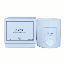 Load image into Gallery viewer, Capri - 9 oz candle (white tea, ginger, armoise)
