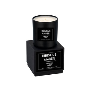 Linea Lusso Collection - 9 oz soy candle - Hibiscus Amber